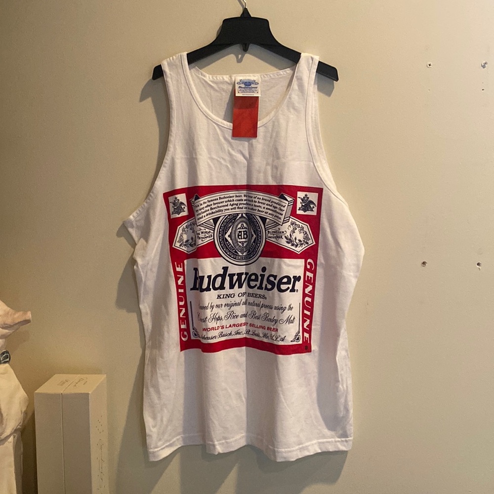 Budweiser White Tank